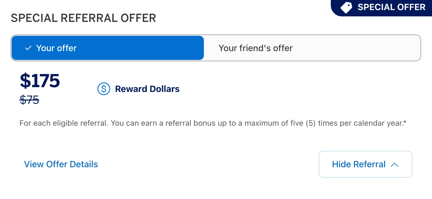 AmEx Lifts Blue Cash Everyday Referral Bonus to $175