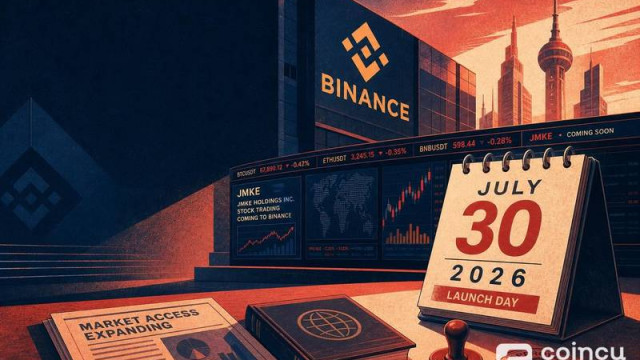 Binance Launches JMKE Stock Trading on July 30, 2026
