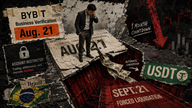 Bybit to force-liquidate Brazilian business crypto accounts from Sept. 21