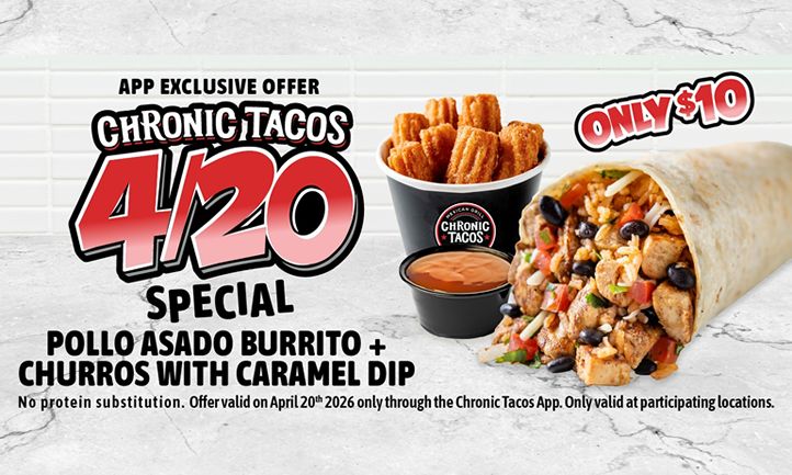 Chronic Tacos Targets April 20 Sales Bump with App-Exclusive Promotion