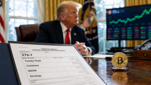 Crypto Stocks Face Governance Risk After Trump Ethics Filing