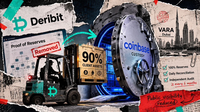 Deribit to drop daily proof-of-reserves after Coinbase custody shift