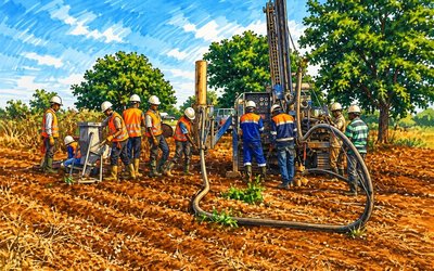 Enegex (ENX) Starts Gogo RC Drilling; Tougbe AC Hits 4m at 6.2 g/t