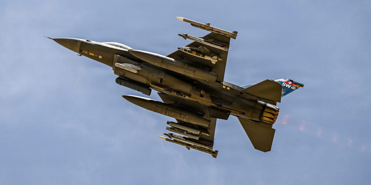 F-16 Pilots Return on Fumes After Iran Escort Mission