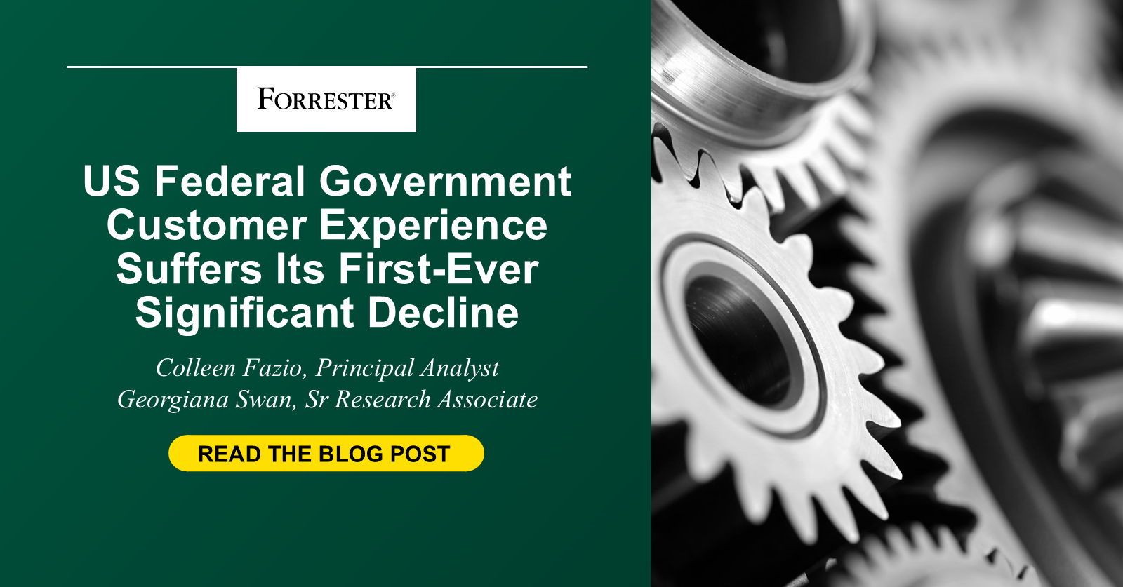 Federal CX Scores Slide as Forrester Finds No Agencies Improved