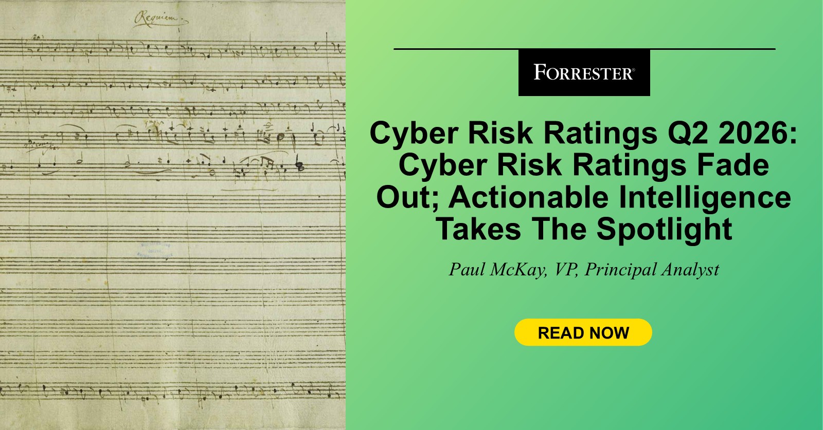Forrester Shifts Focus: Why Cybersecurity Risk Ratings Are Losing Their Edge