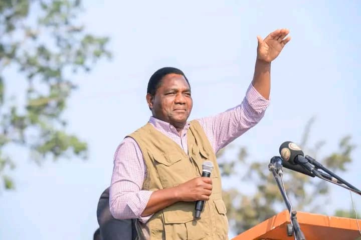 Hichilema leads aggregate vote but trails in seat count after 49 constituencies