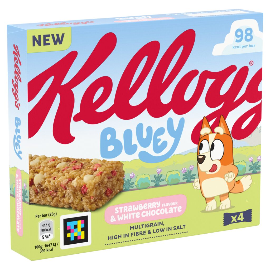 Kellogg’s Bluey Snack Bars to Launch in UK Retailers