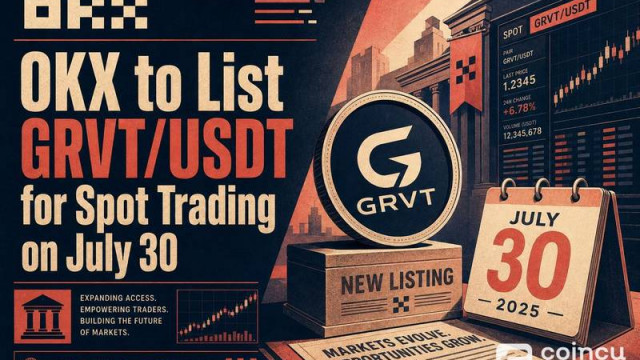 OKX Lists GRVT/USDT Spot Pair on July 30
