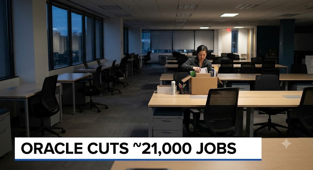Oracle's AI Job Cuts: 21,000 Gone, $1.8B Charge