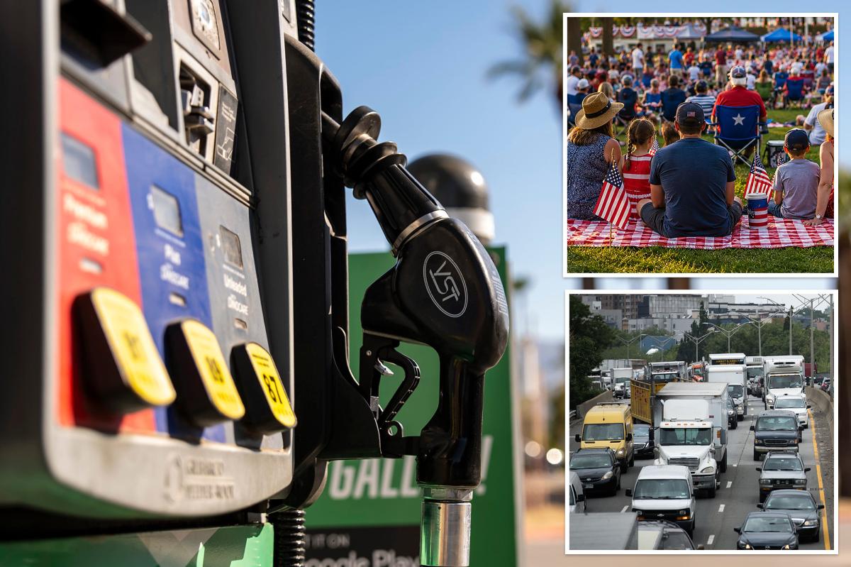 Record 61M Americans hit the road for July 4 despite $3.84 gas