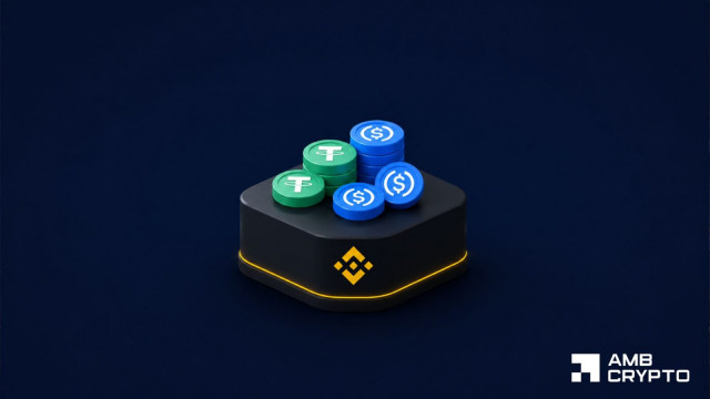Stablecoin Reserves Drop to $64B as Binance Share Hits 68.5%