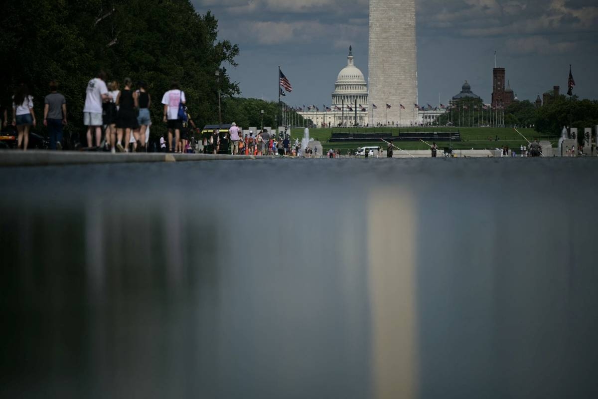 Trump Blames Sabotage for Reflecting Pool Failure