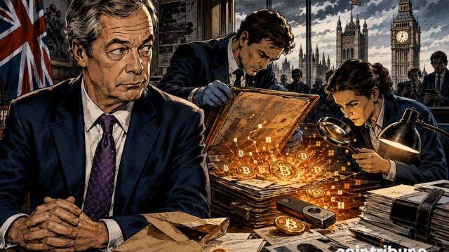 UK Crypto Donation Probe Into Farage Resumes After Election Win