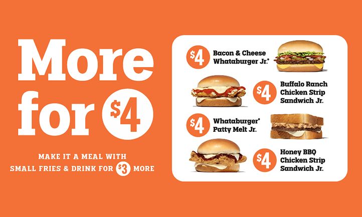 Whataburger's $4 Menu Bet Tests Fast-Food Value War